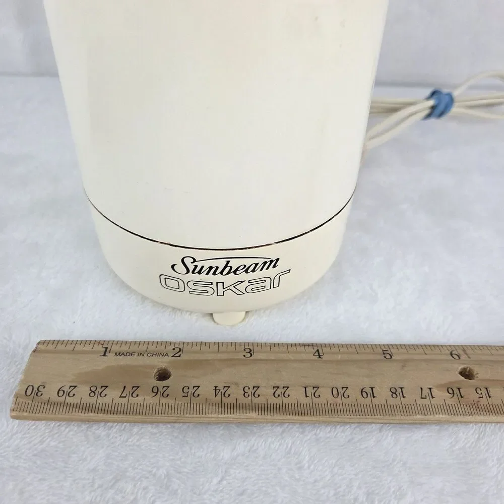Vintage Sunbeam Oskar 14081 Food Processor Chopper Made in France Tested Works